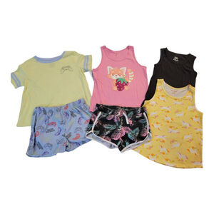 Girls 10-12 Summer Clothing Bundle 6 Pc Cat & Jack Justice